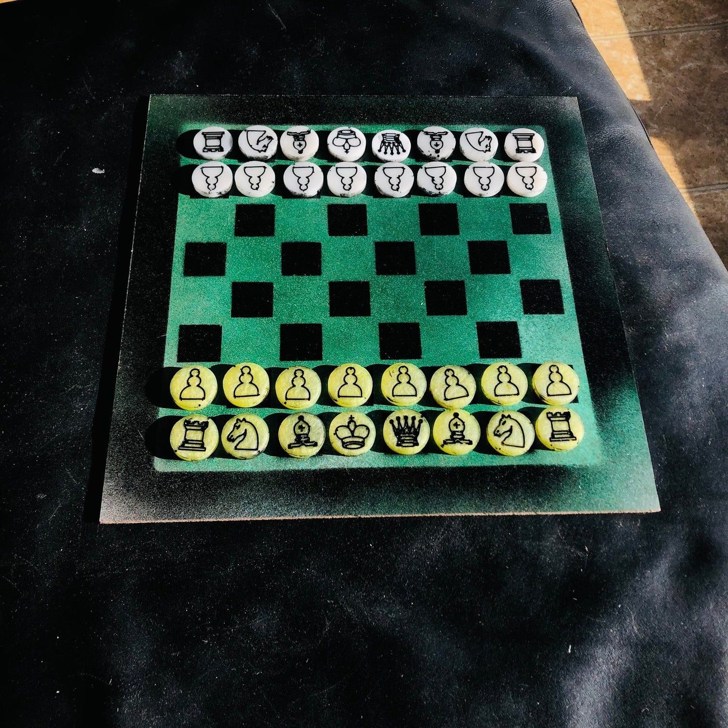 Chess Set - Deep Green