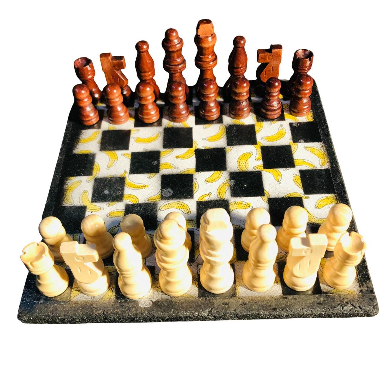 Scrapbook Chess Set - Banana Edition