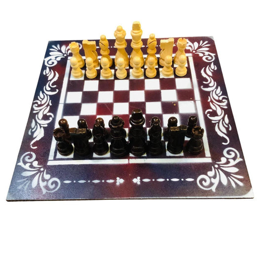 Chess Set - Dark Velvet Purple Mix