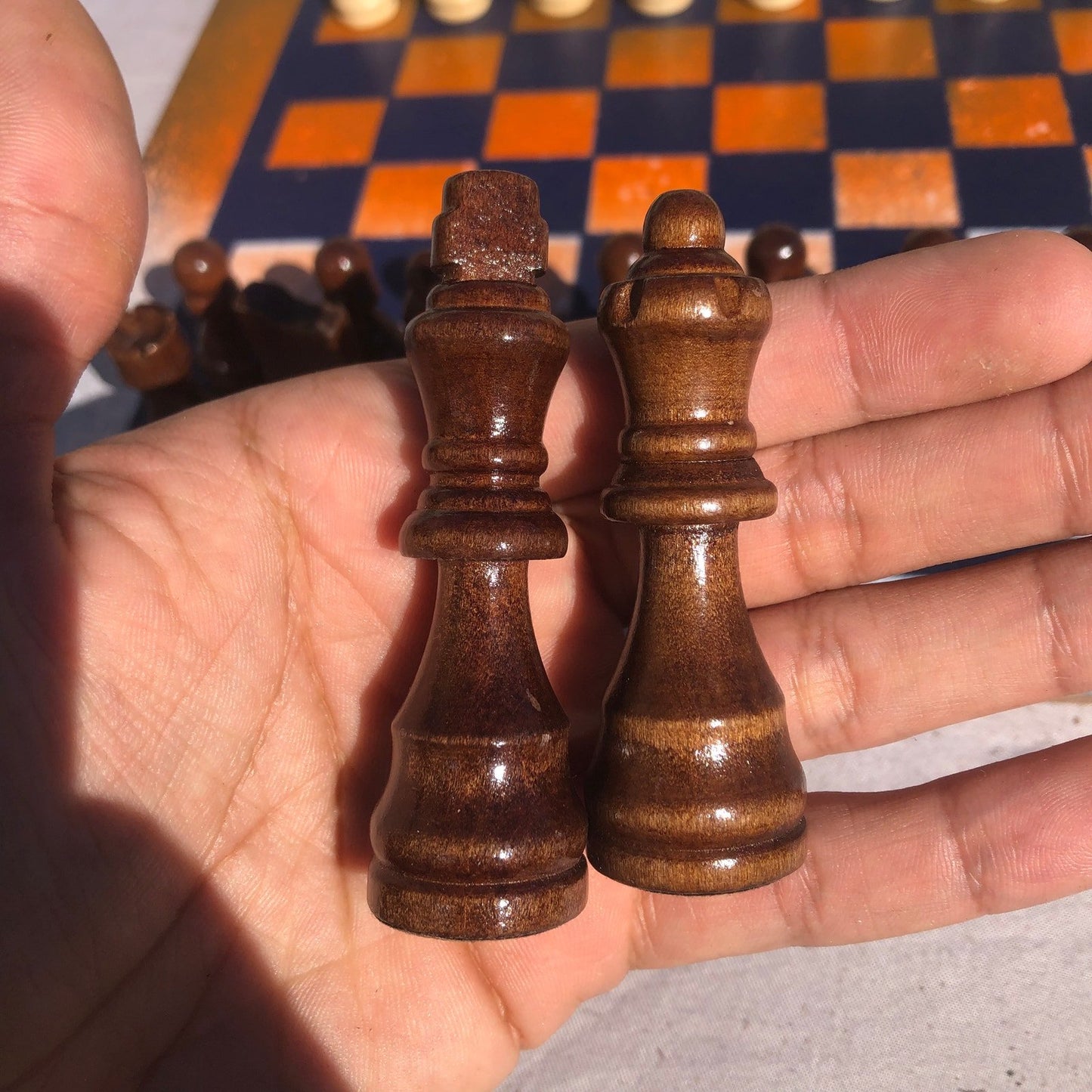 Chess Set - Denver Orange