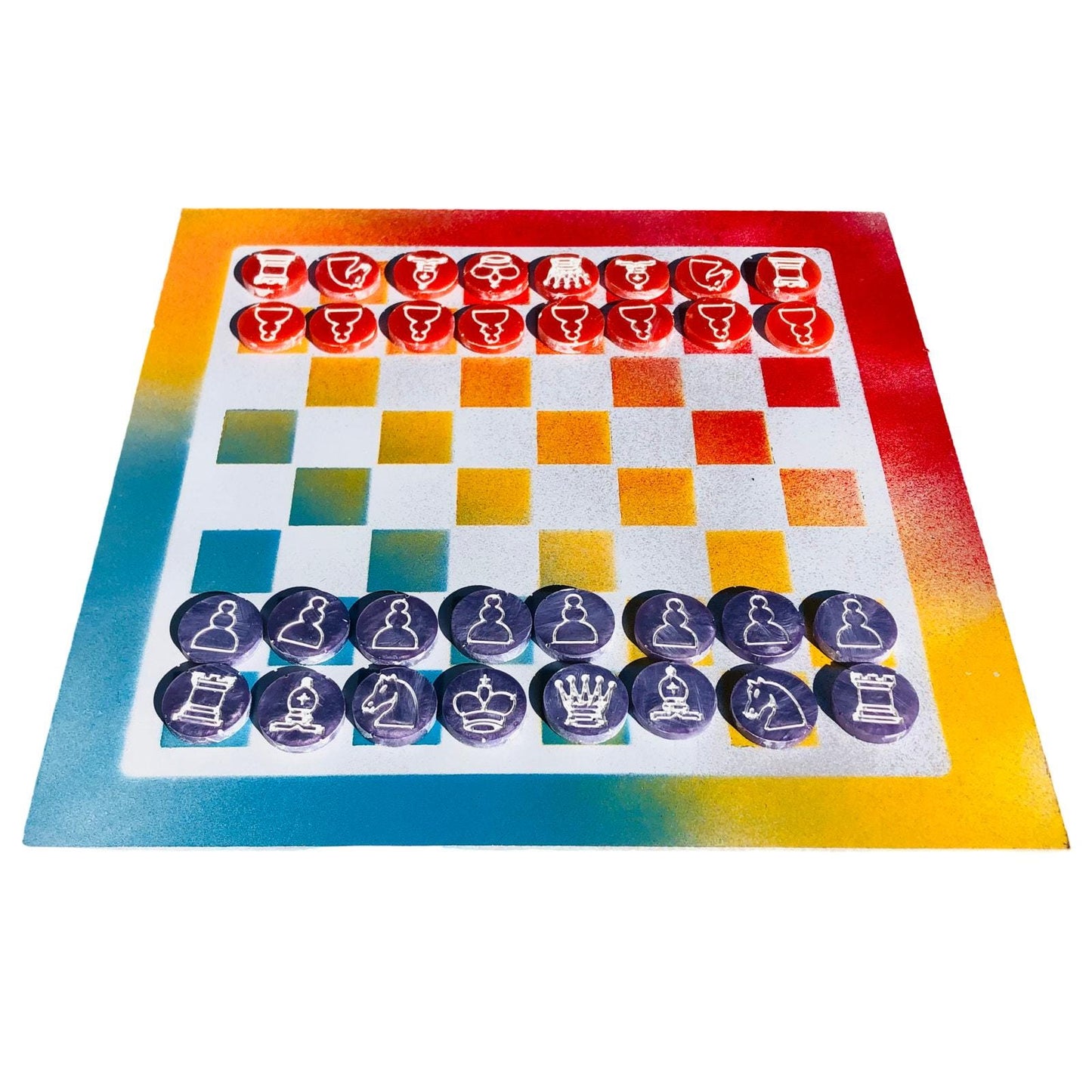 Chess Set - Rainbow Edition