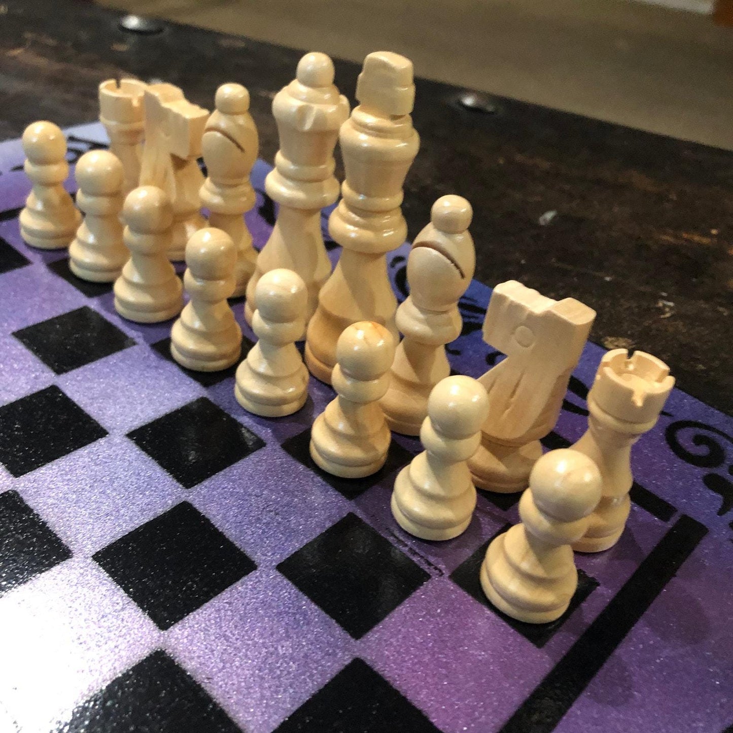 Chess Set - Galaxy Purple