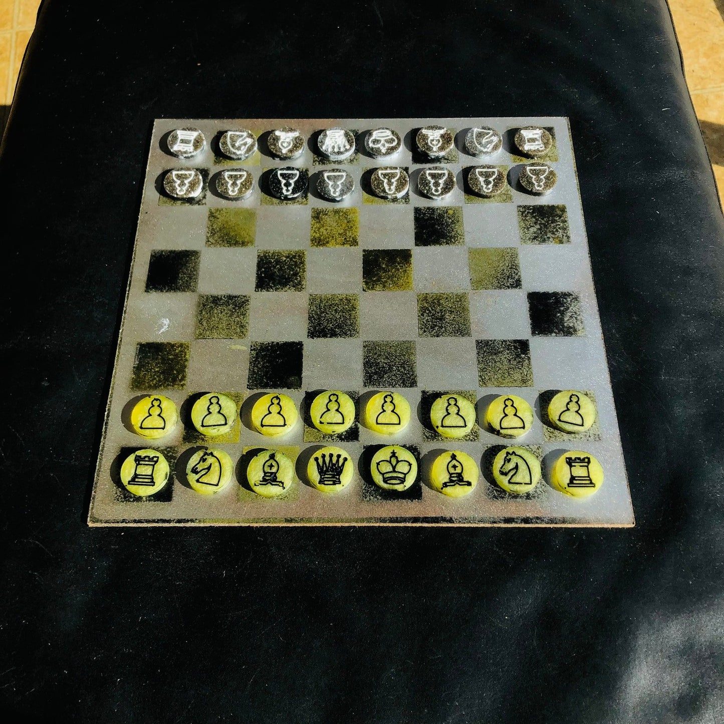 Chess Set - Toxic Yellow