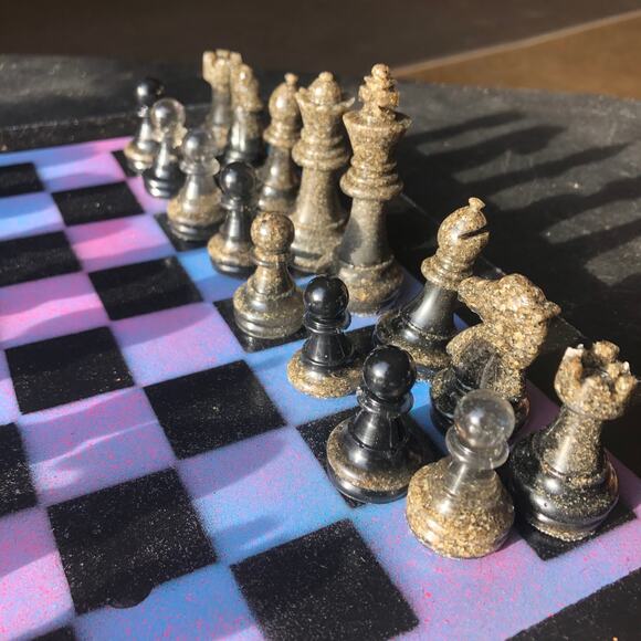 Chess Set - Purple Royal