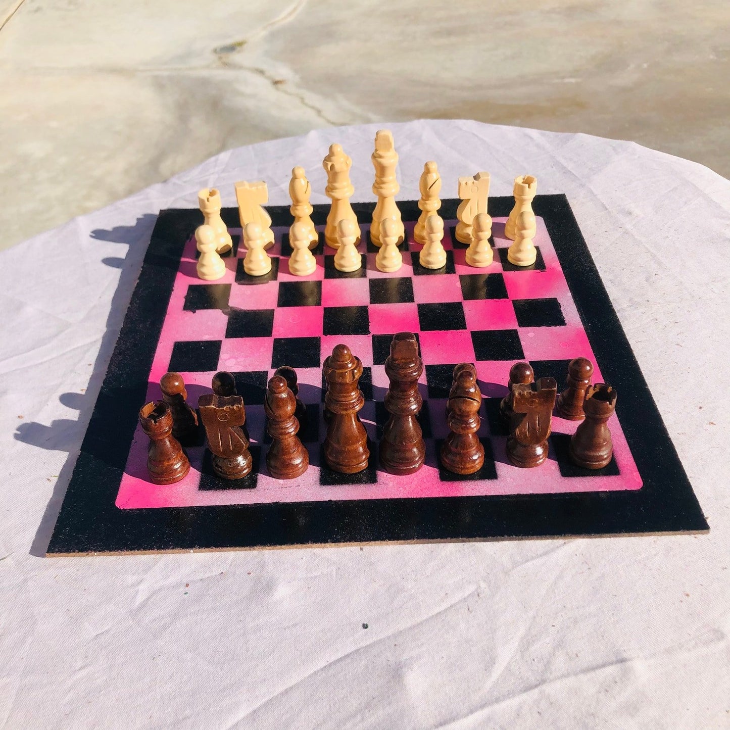 Chess Set - Classic Pink