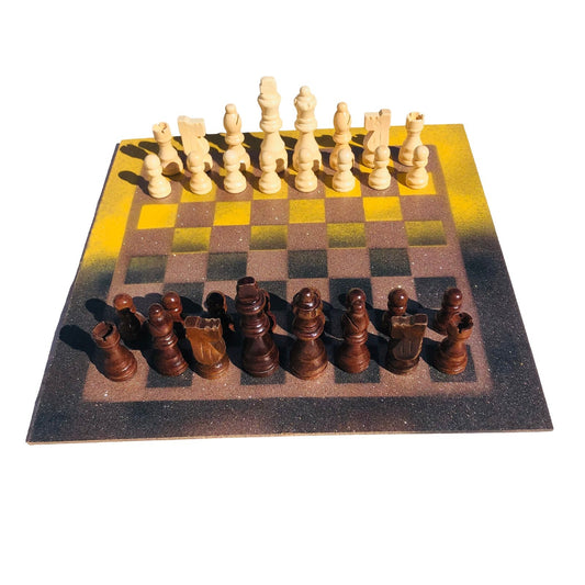 Chess Set - Golden Mustard