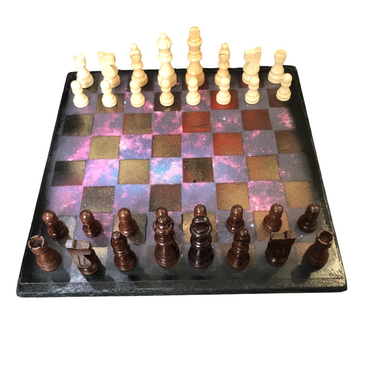 Scrapbook Chess Set - Purple Void