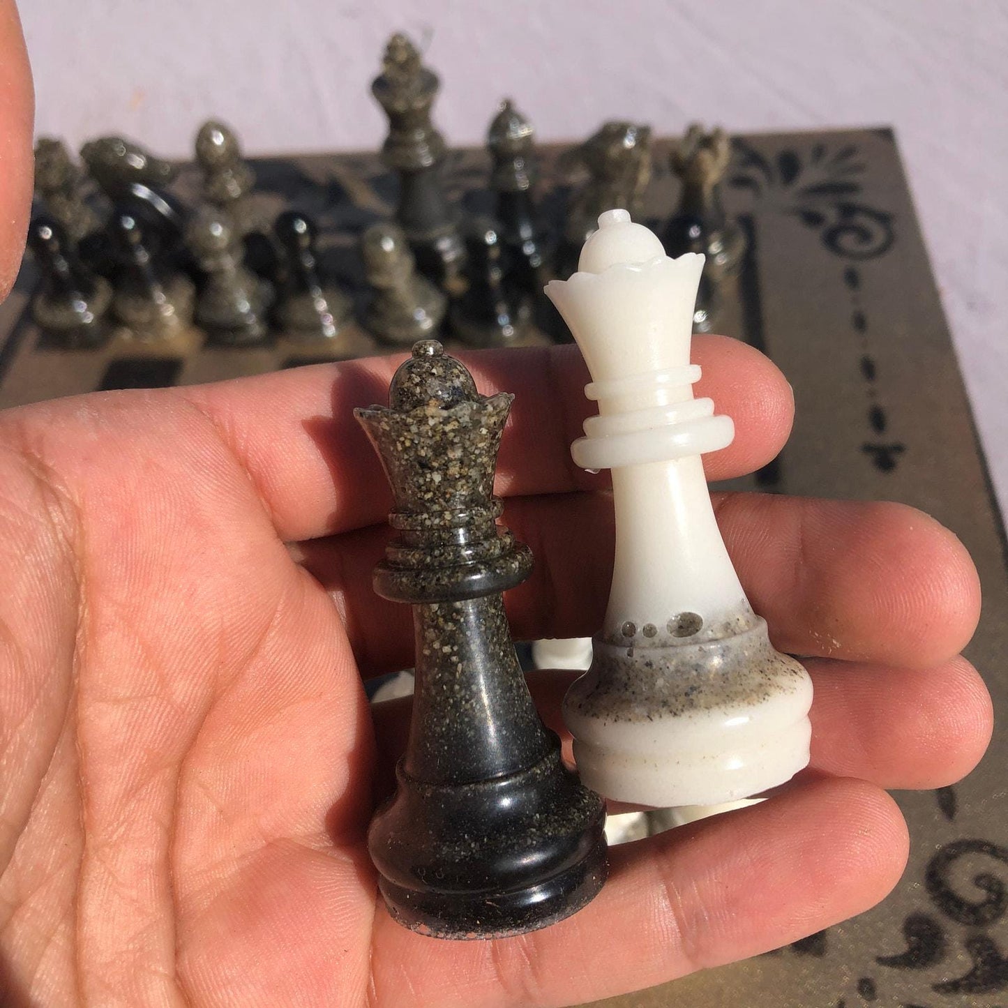 Chess Set - Black & Gold