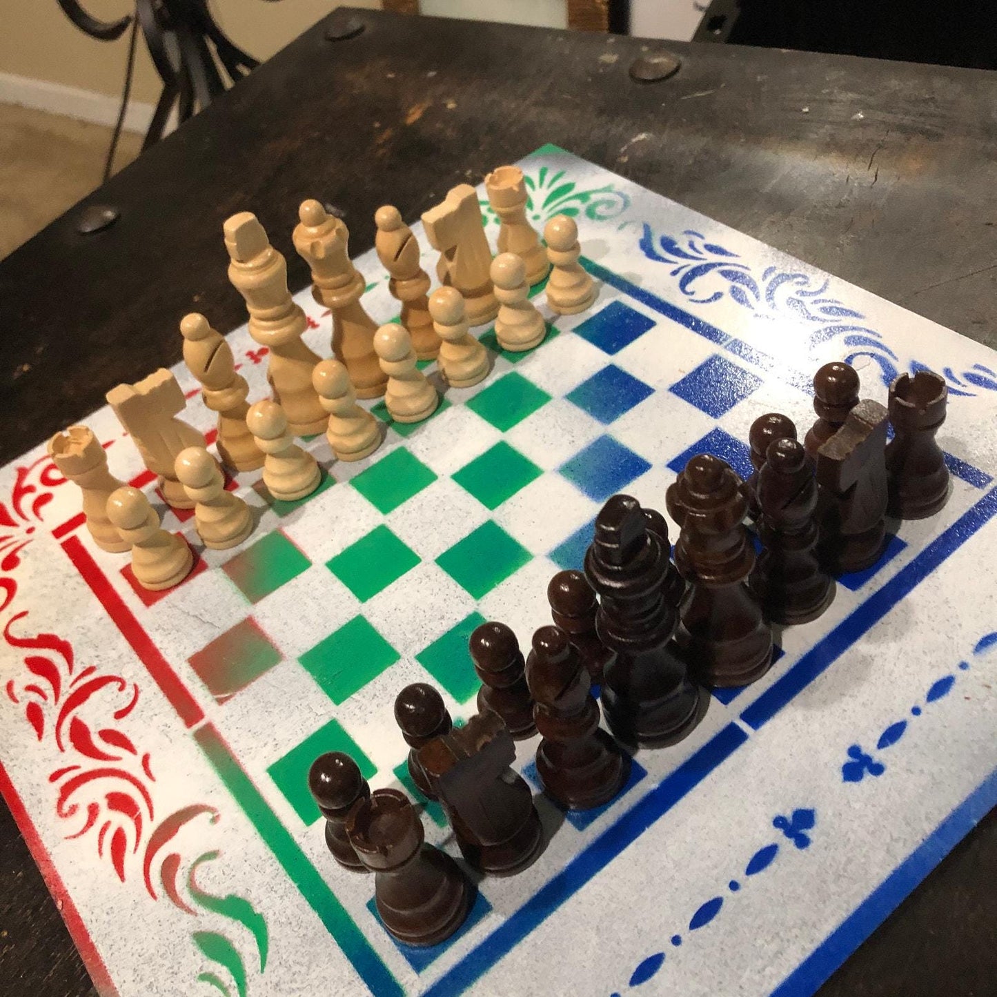 Chess Set - Rainbow Version