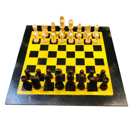 Chess Set - Black & Yellow