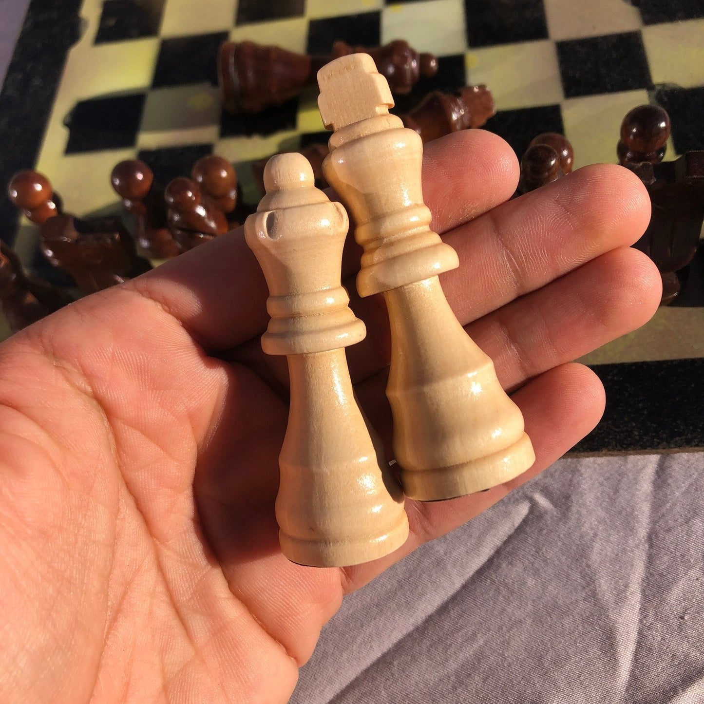 Chess Set - Dirty Green