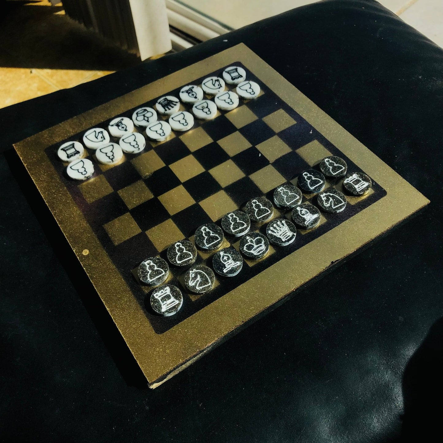 Chess Set - Black & Gold