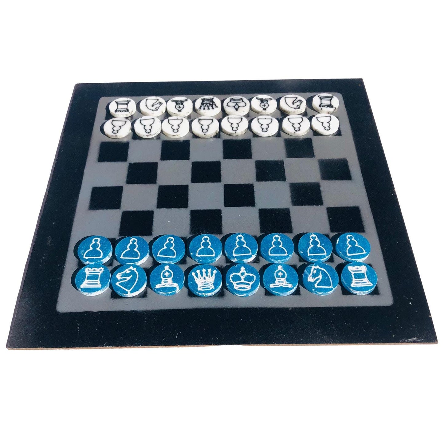 Chess Set - Slighted Blue