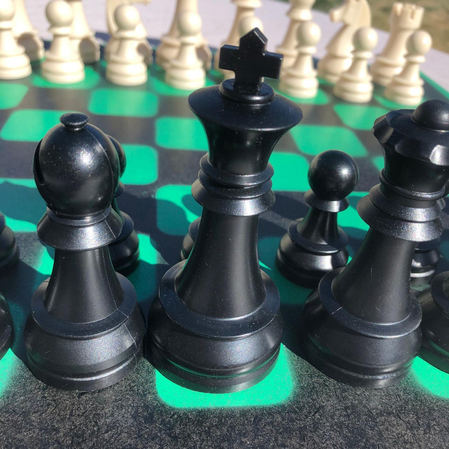 Large Chess Set - Razer Green