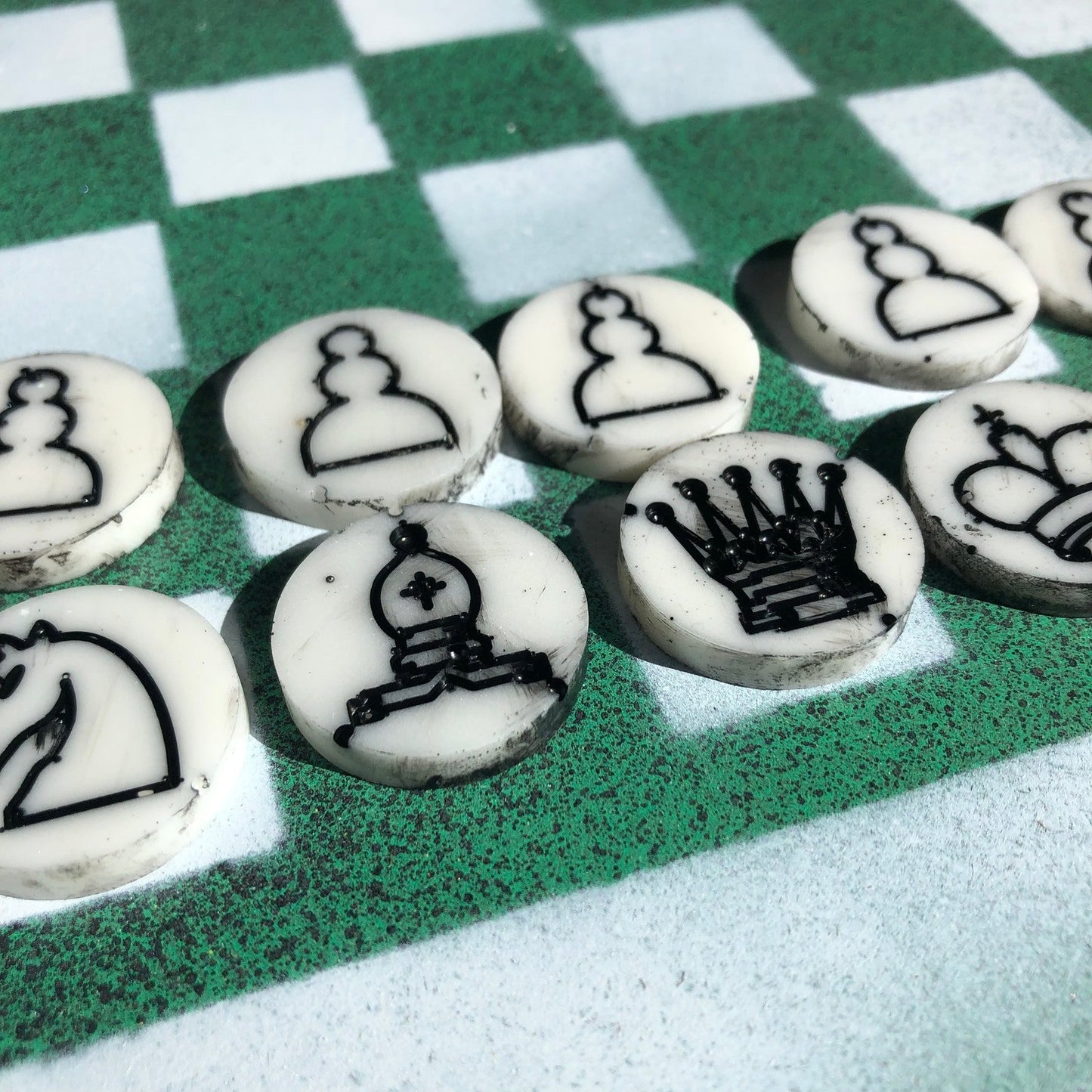 Chess Set - Turf Green
