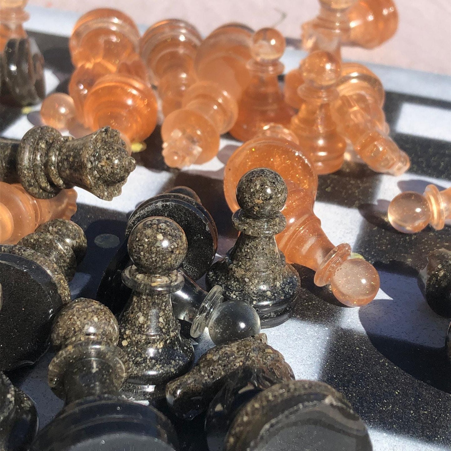 Chess Set - Amber Edition