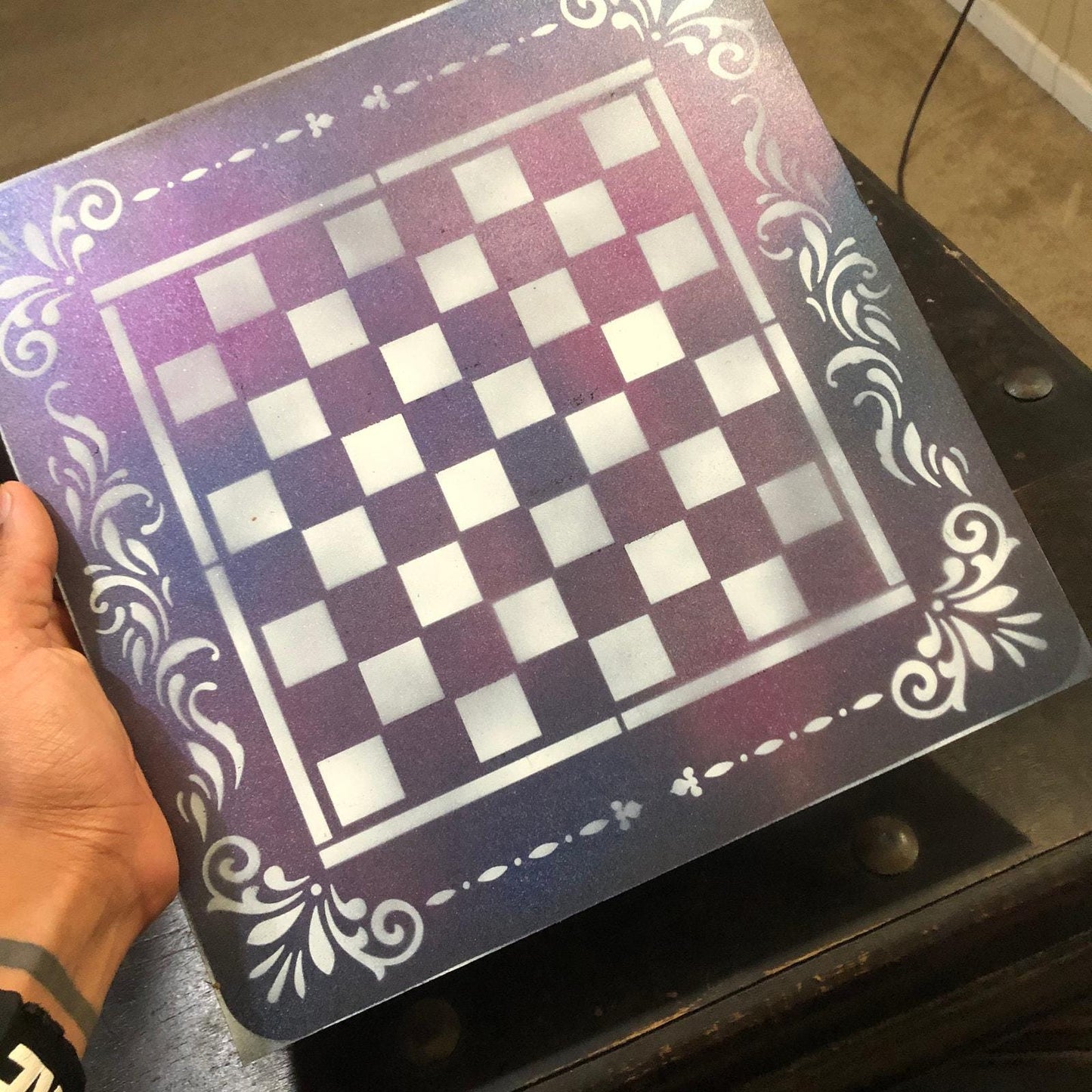 Chess Set - Purple Pink Metallic