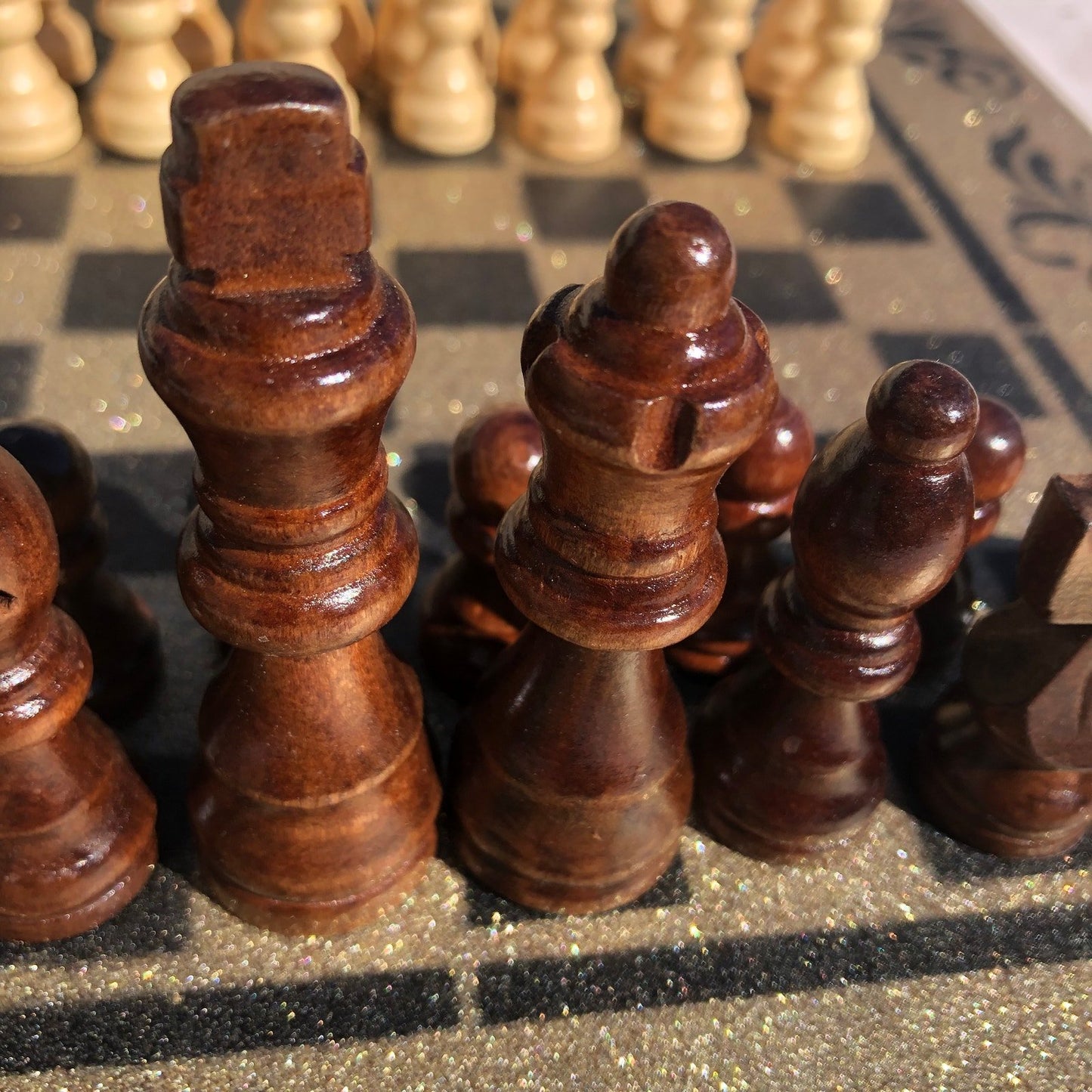 Chess Set - New Orleans Gold