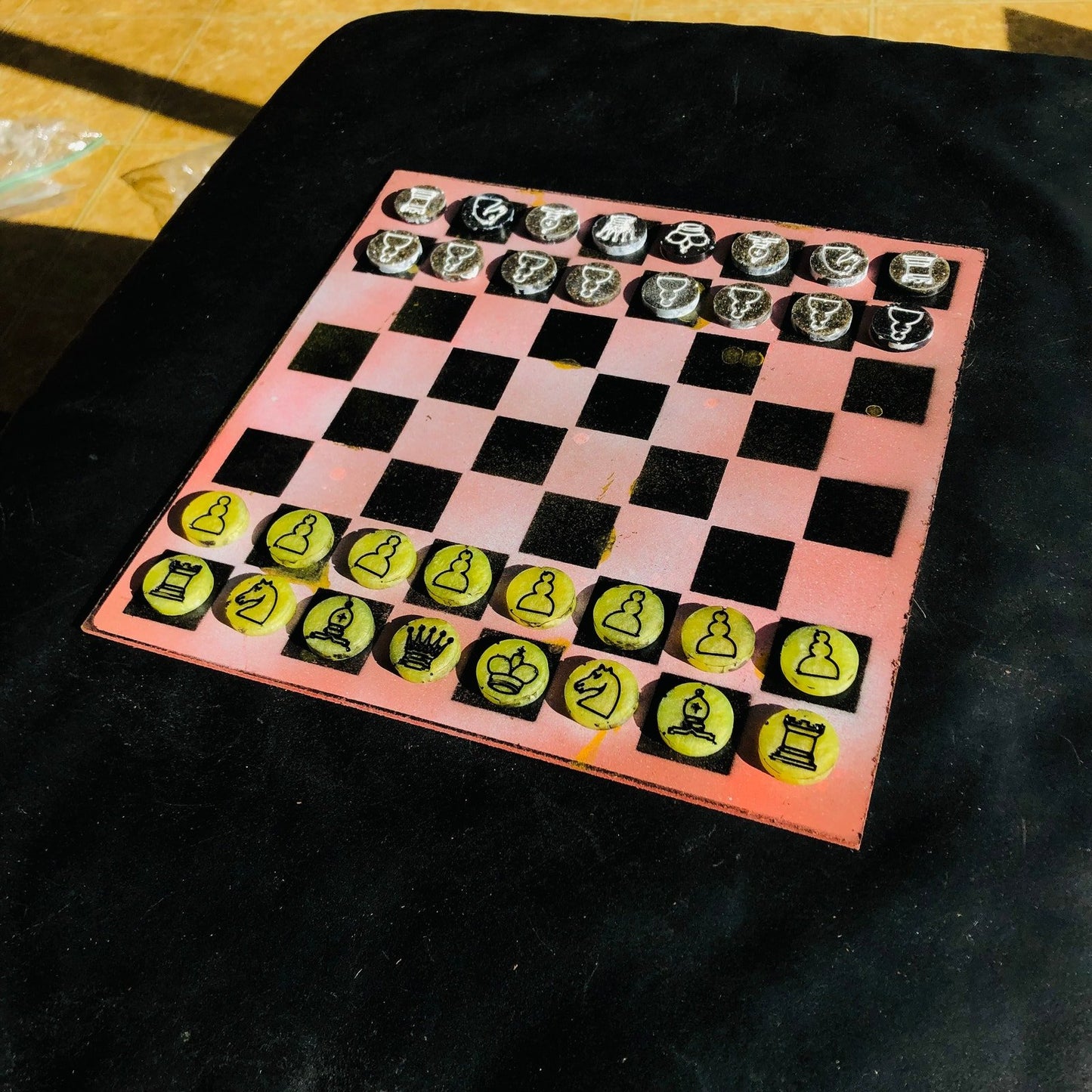 Chess Set - Dirty Pink