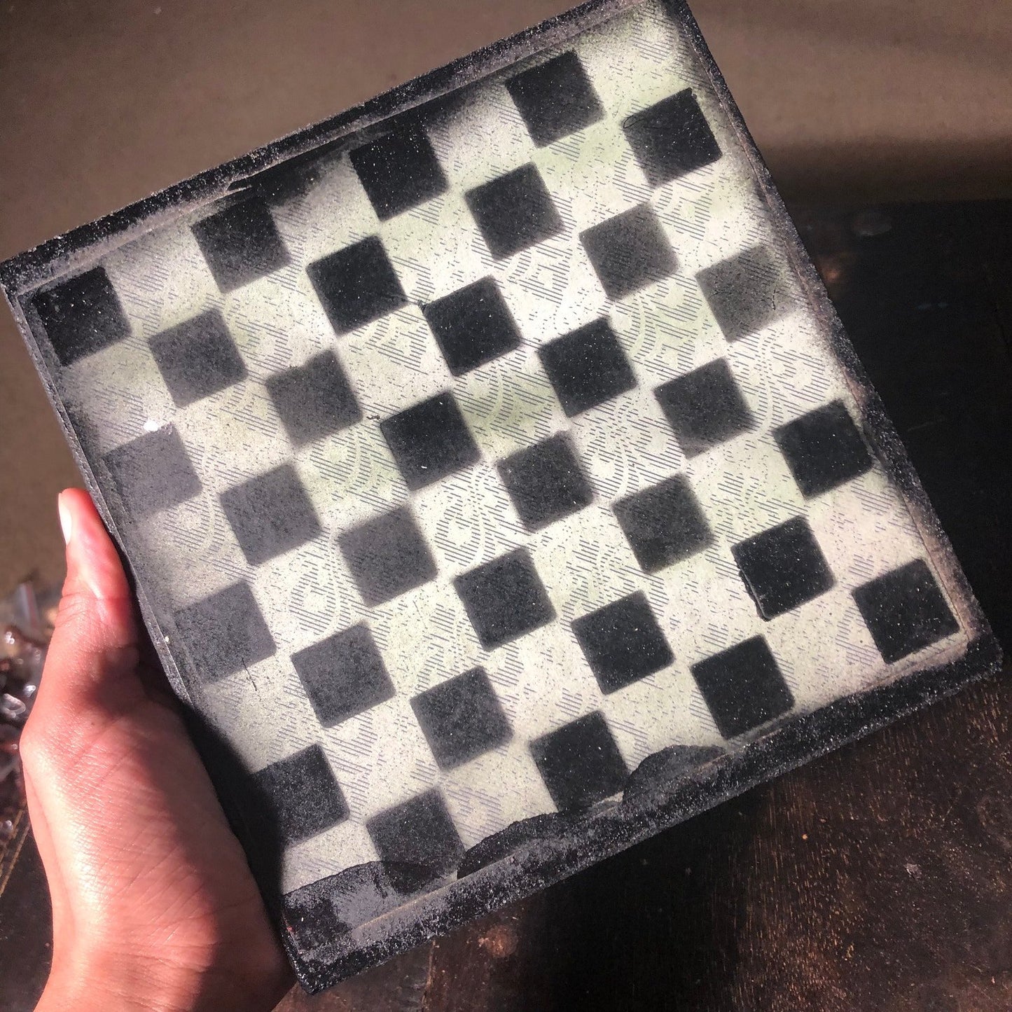 Scrapbook Chess Set - Vintage Style