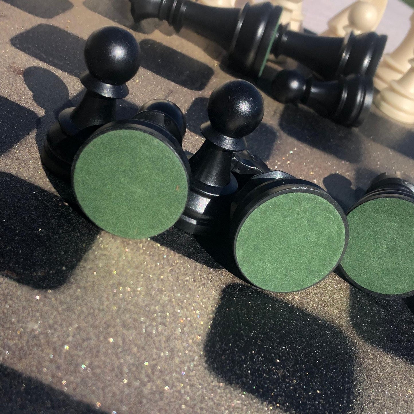 Large Chess Set - Black & Gold