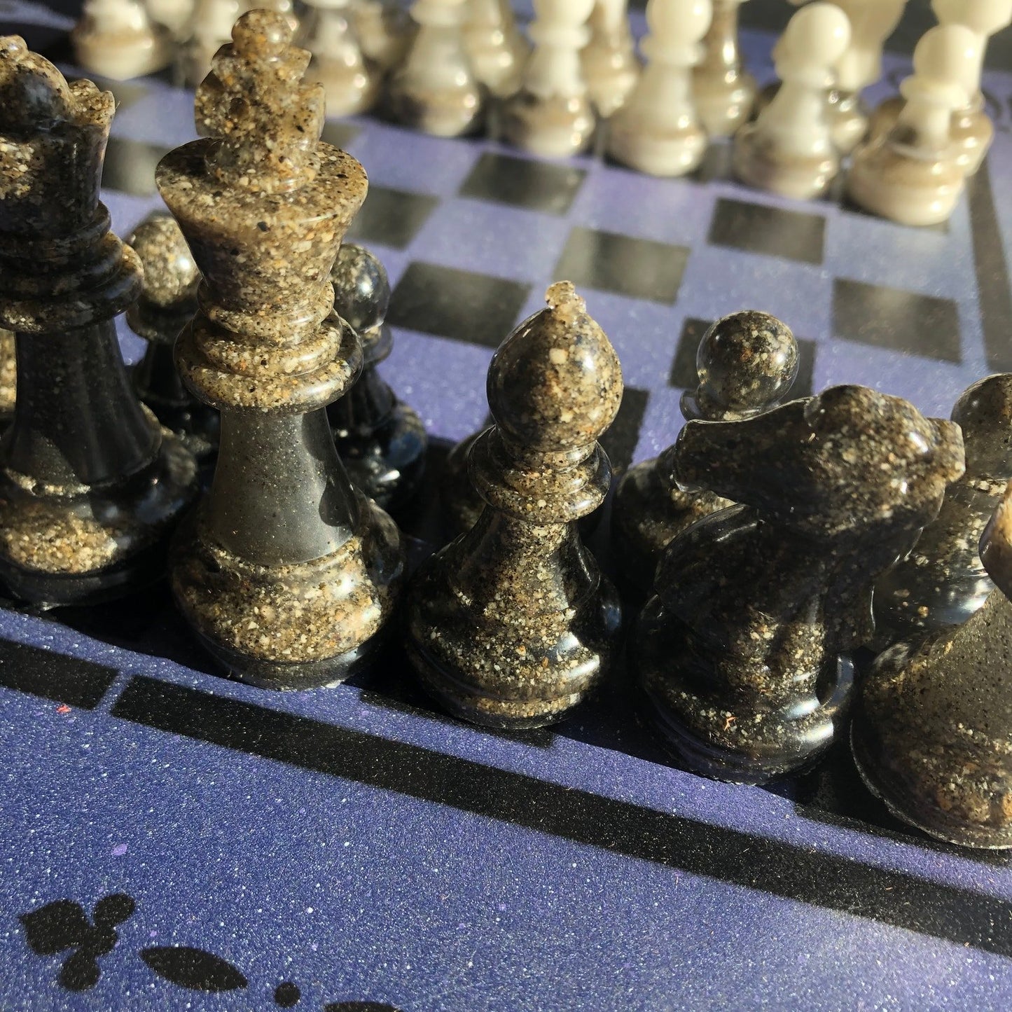 Chess Set - Drizzling Blue