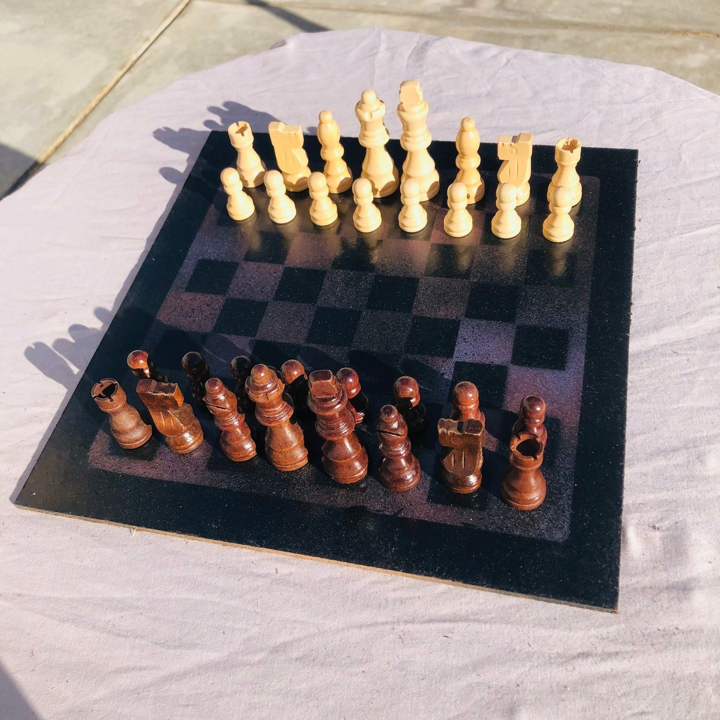 Chess Set - Dark Fools Gold