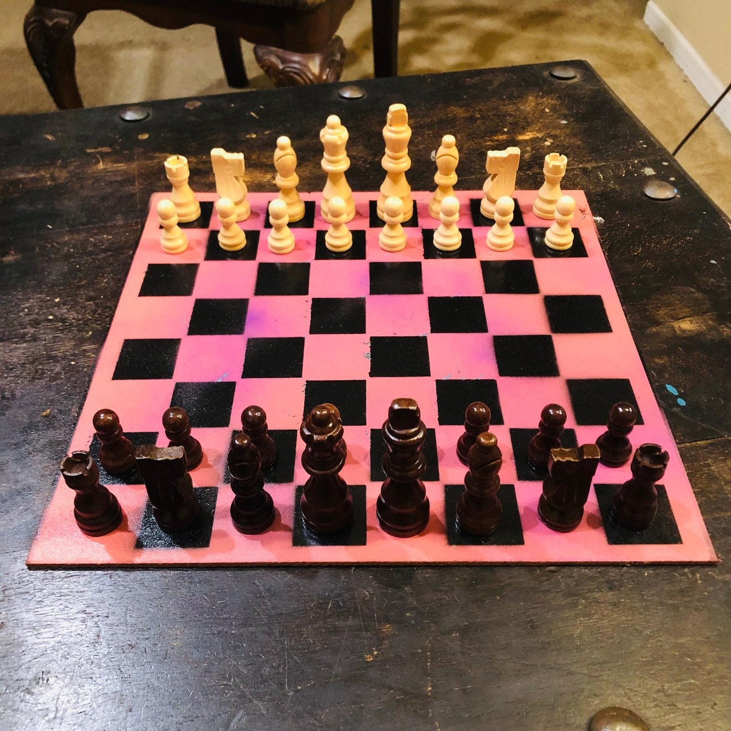 Chess Set - Sunset Pink