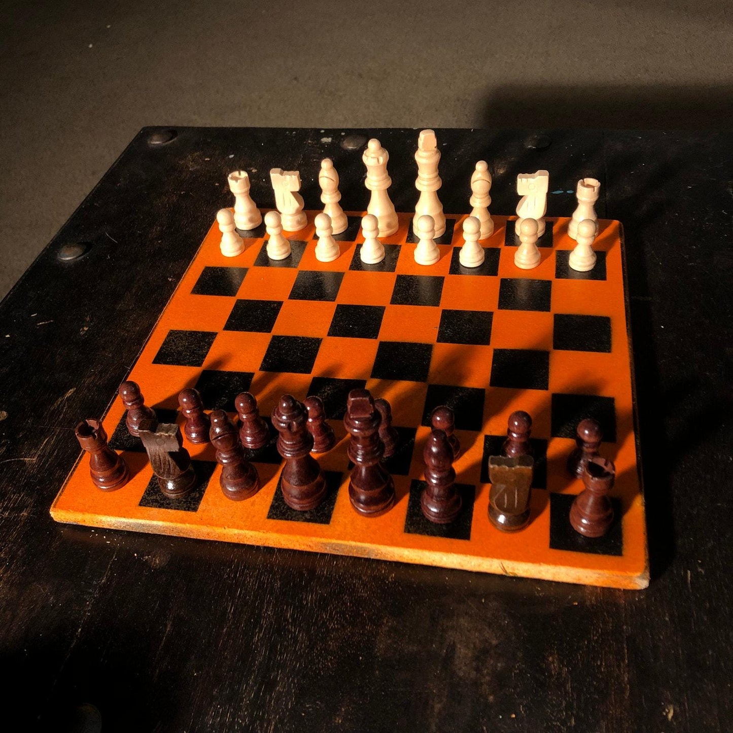 Chess Set - Halloween Orange Edition