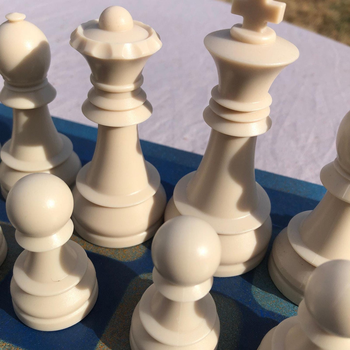 Large Chess Set - Blue Mango