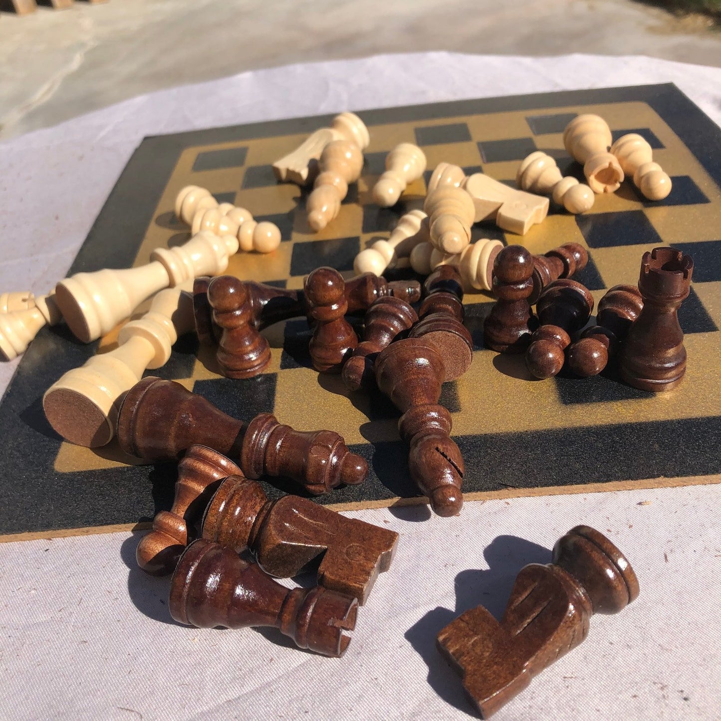 Chess Set - Golden Black