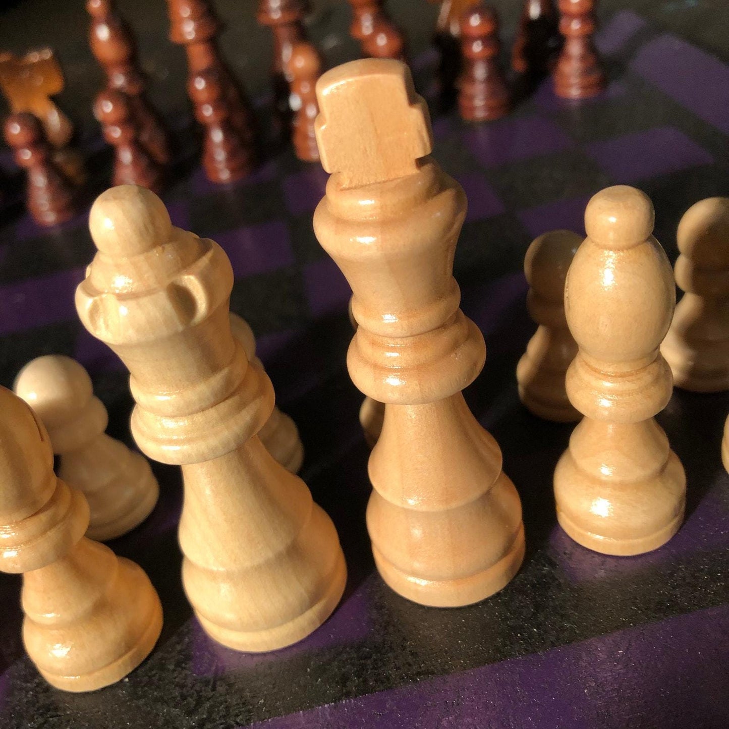 Chess Set - Dark Purple