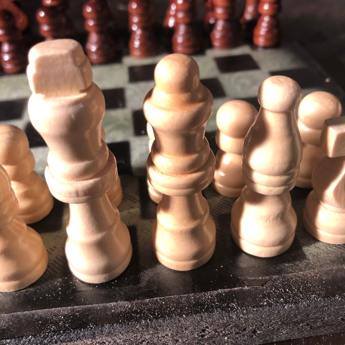 Scrapbook Chess Set - Vintage Style