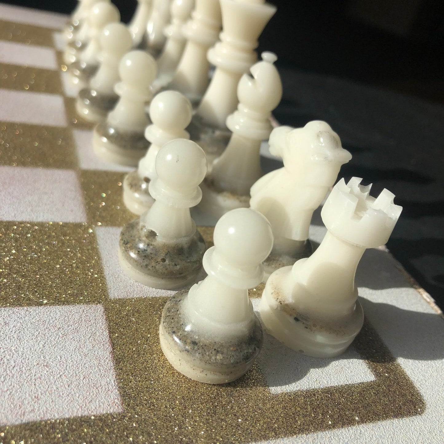 Chess Set - Red Gold Royal