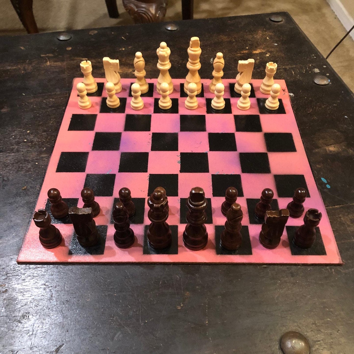 Chess Set - Sunset Pink