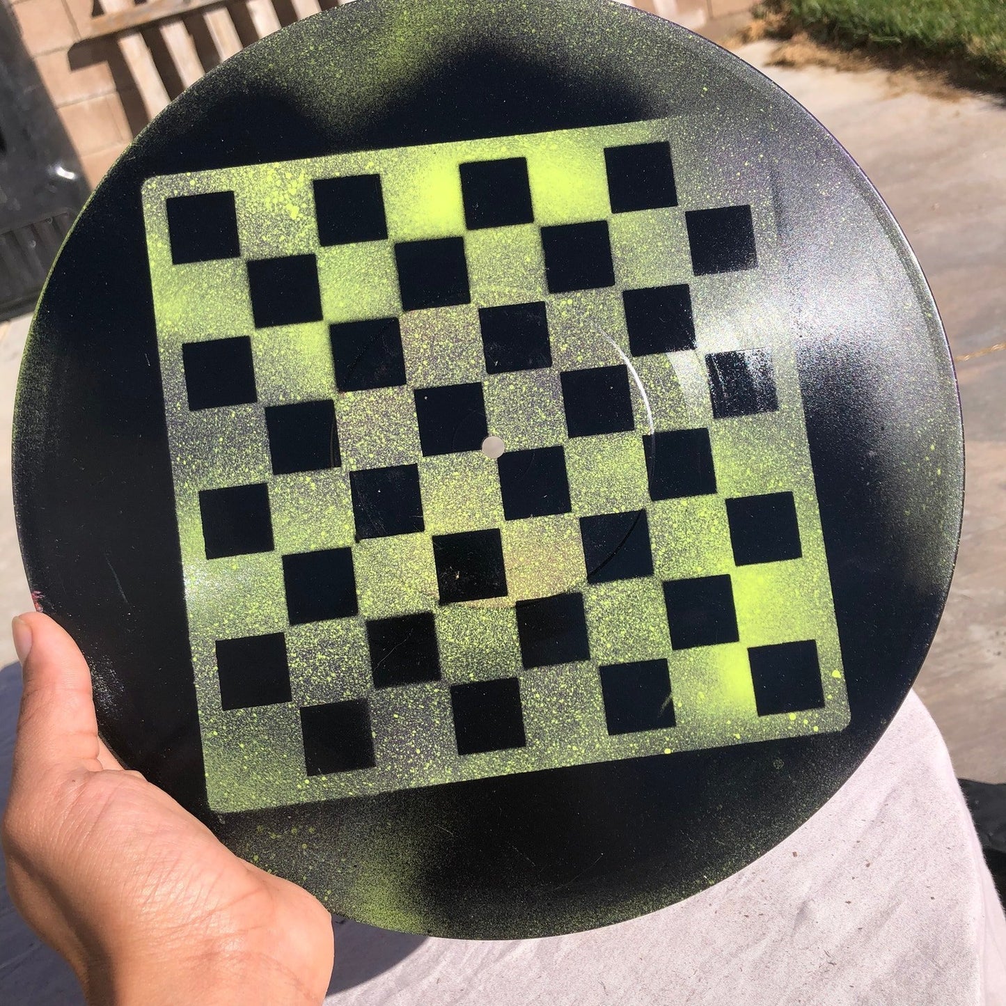 Vinyl Chess Set - Speckled Green