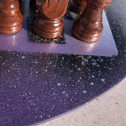 Vinyl Chess Set - Purple Drizzle