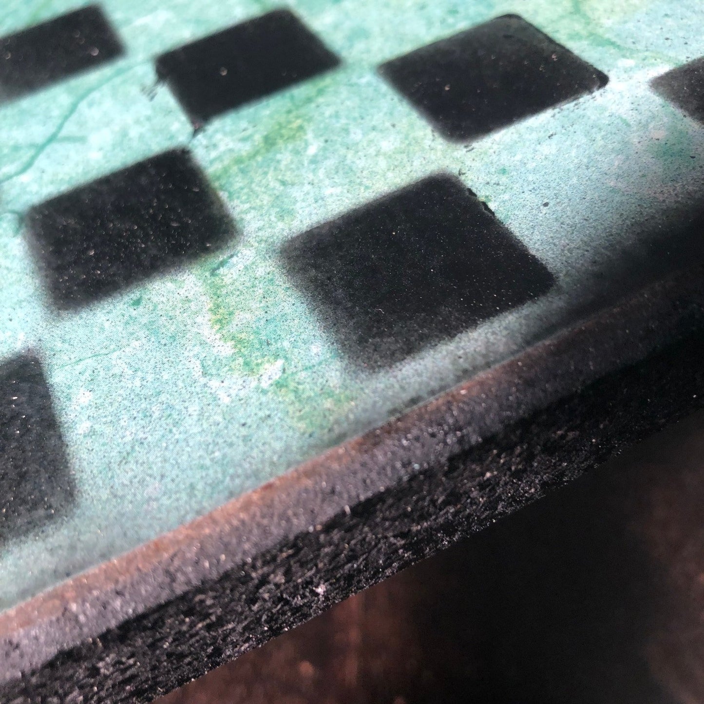 Scrapbook Chess Set - Green Colored Emerald