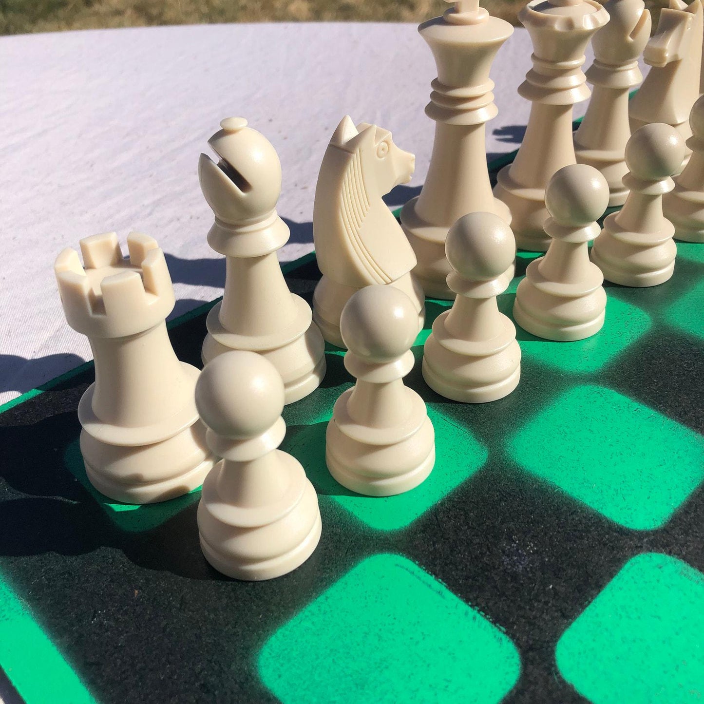 Large Chess Set - Razer Green