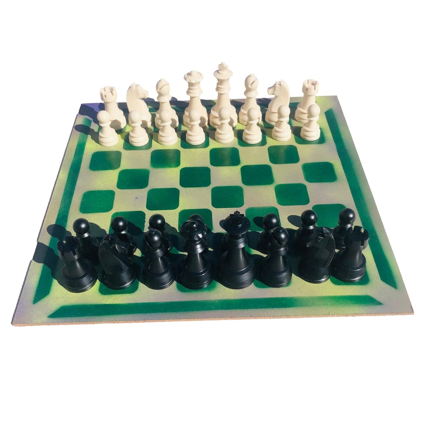 Large Chess Set - Green Field