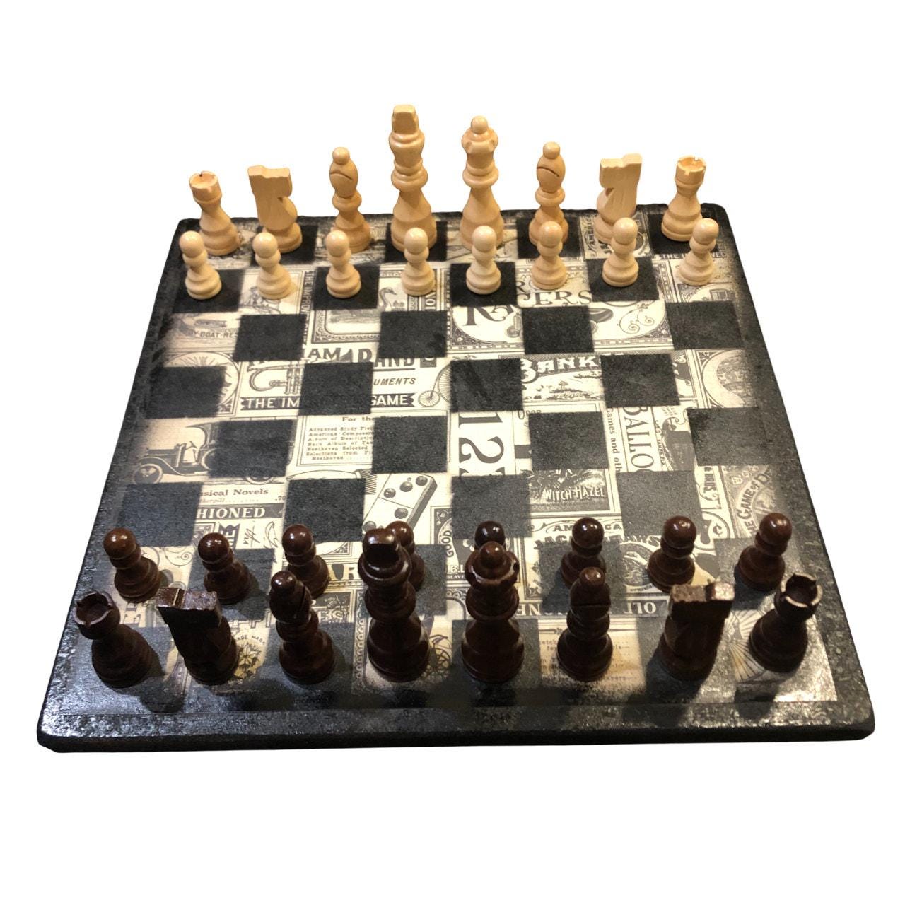 Scrapbook Chess Set - Classic Patterns