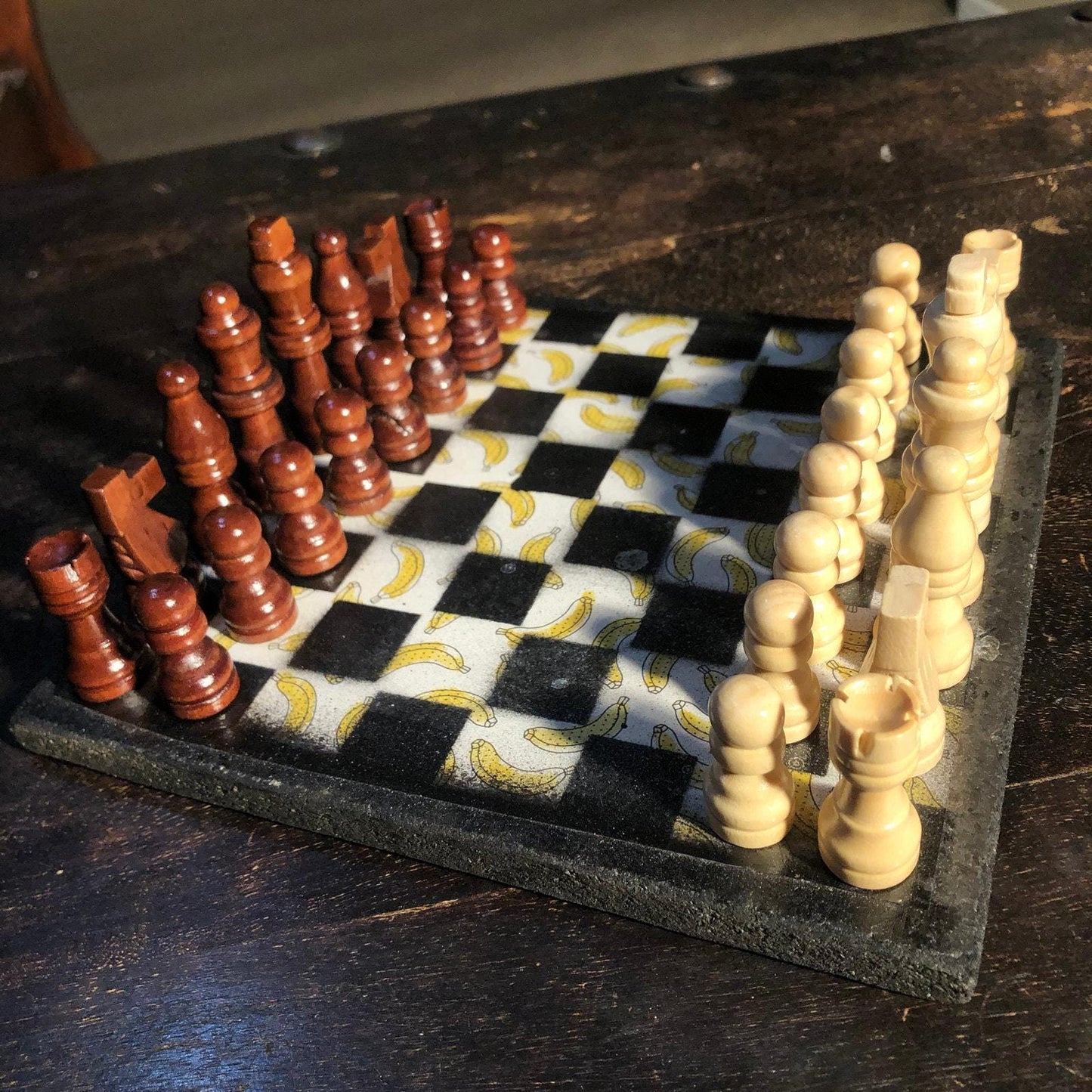 Scrapbook Chess Set - Banana Edition