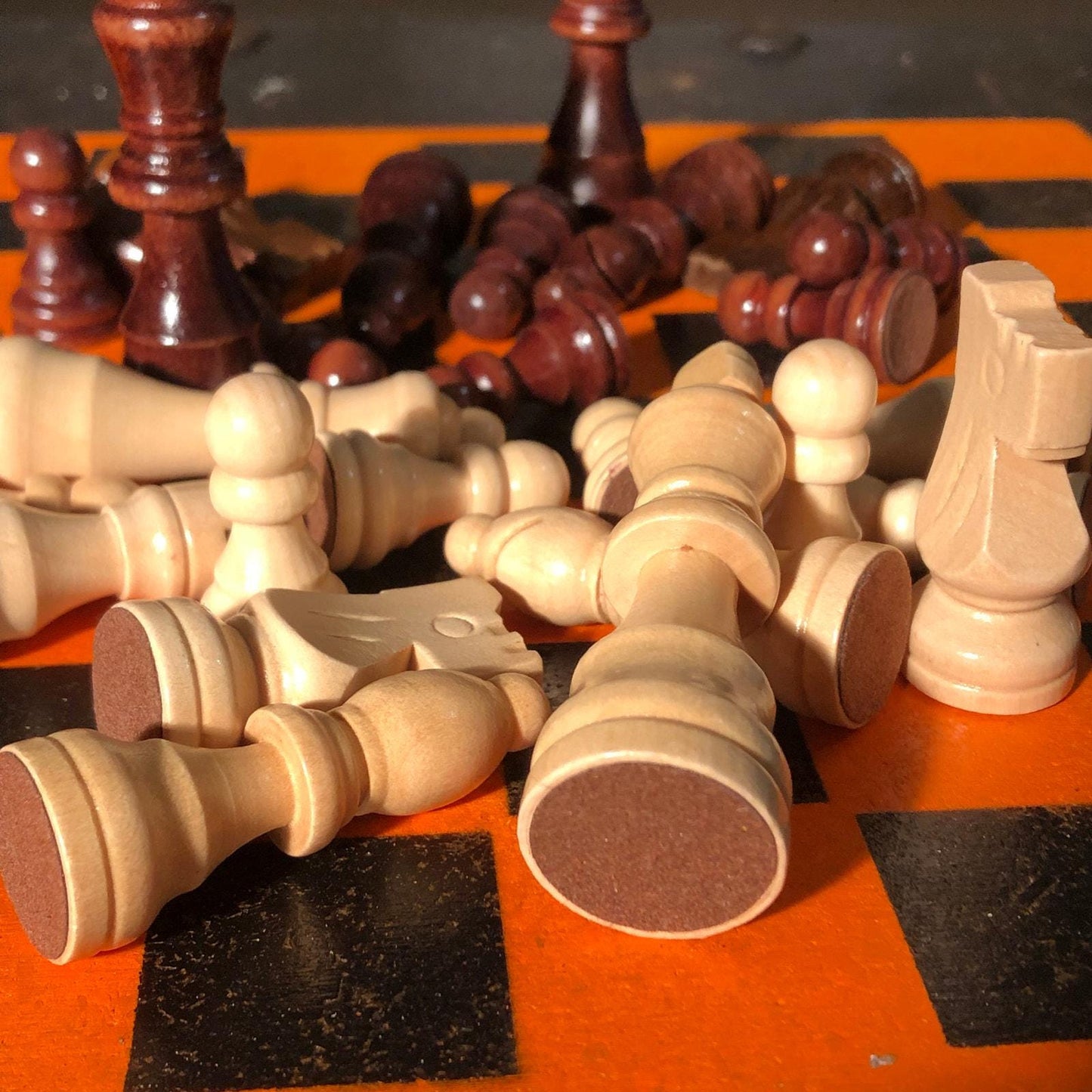 Chess Set - Halloween Orange Edition