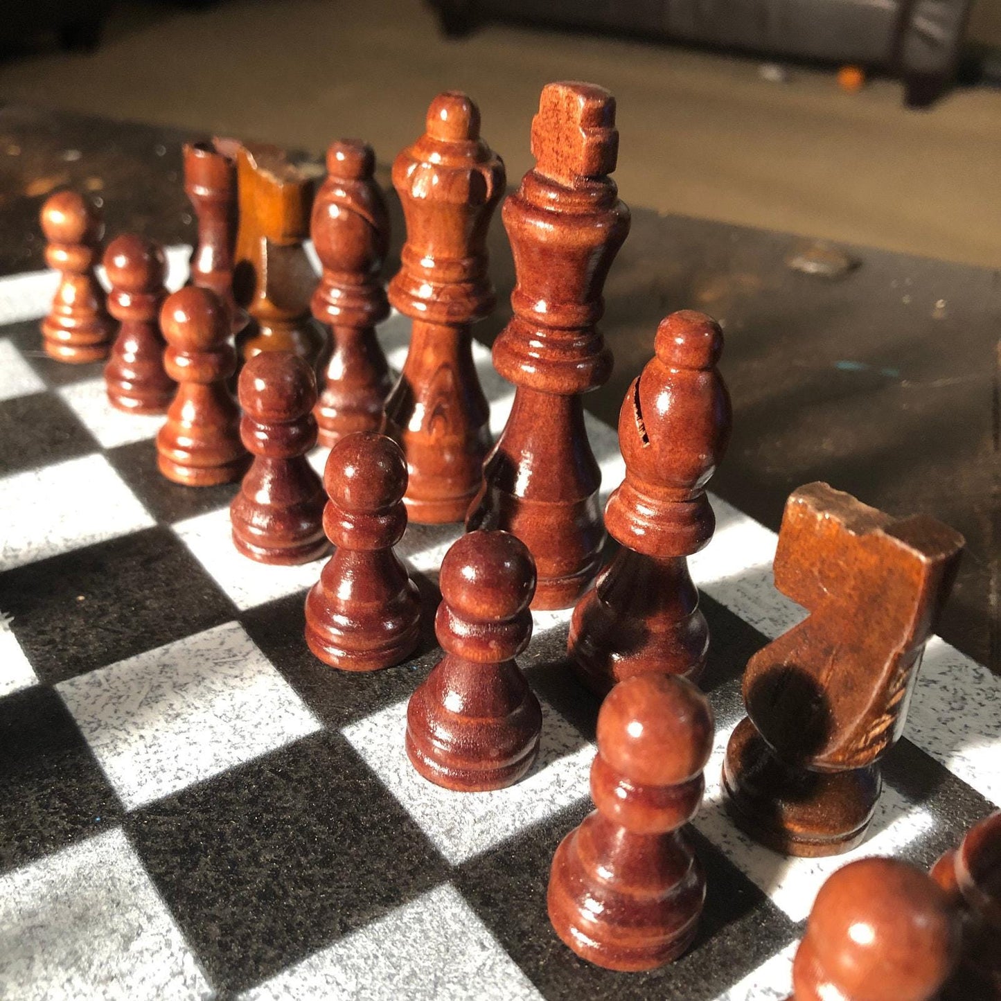 Chess Set - Simple Black & White