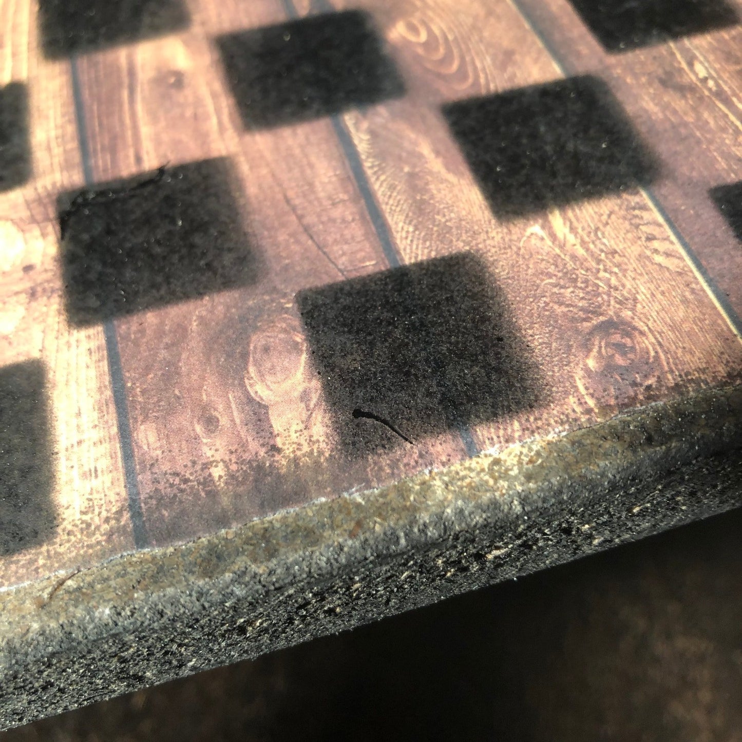 Scrapbook Chess Set - Simplistic Wood