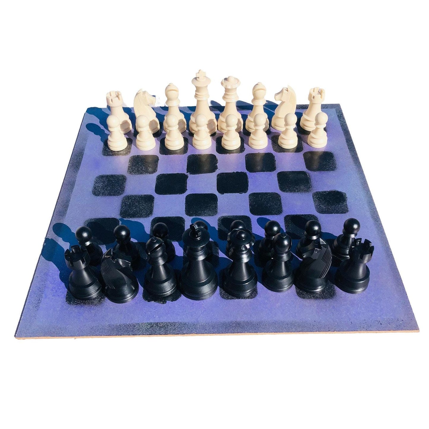 Large Chess Set - Light Purple