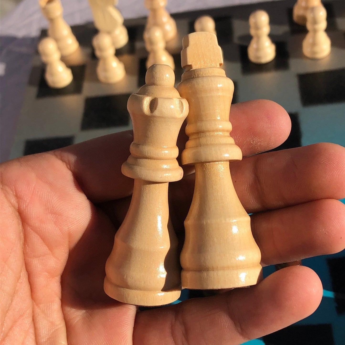 Chess Set - Blue Fade