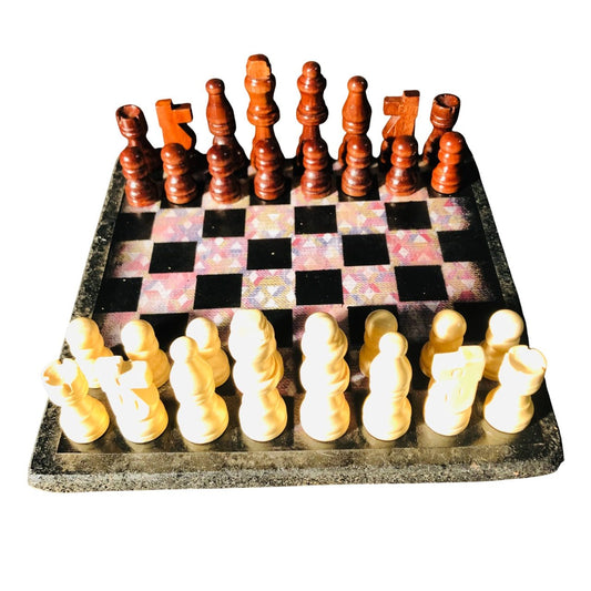 Scrapbook Chess Set - Vintage Violet