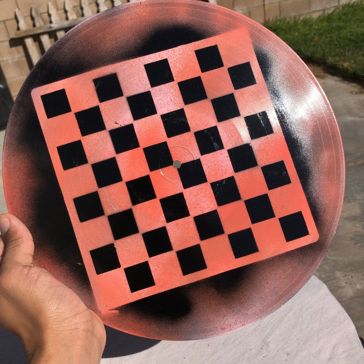 Vinyl Chess Set - Ultra Red Pink