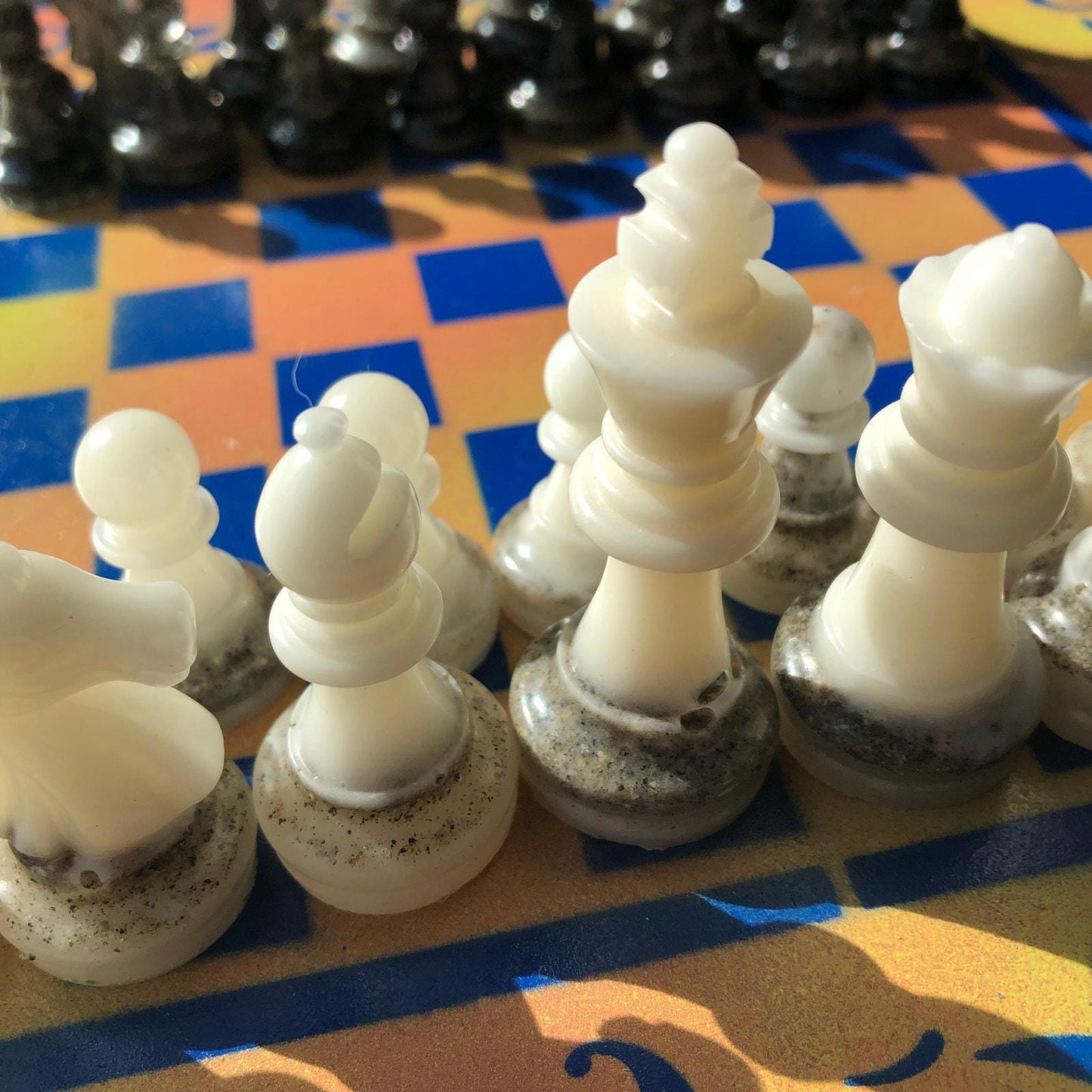 Chess Set - Sunset Blue Royal